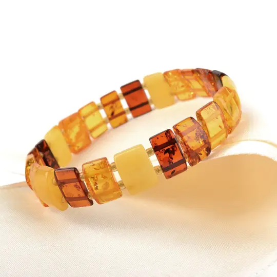 Russian Amber Stretch Bracelet