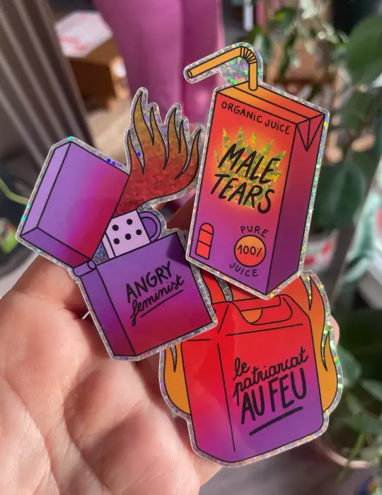 Sticker pack - Angry feminist