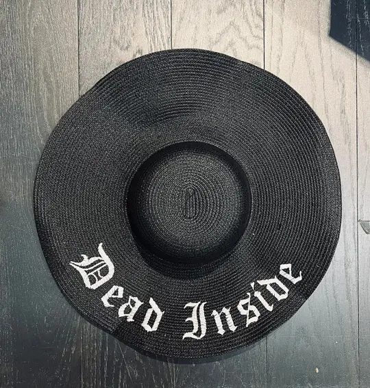 Dead Inside XL Brim Floppy Sun Hat