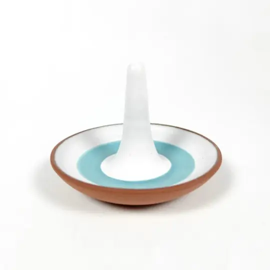 Ring Dish with Blue Stripe
