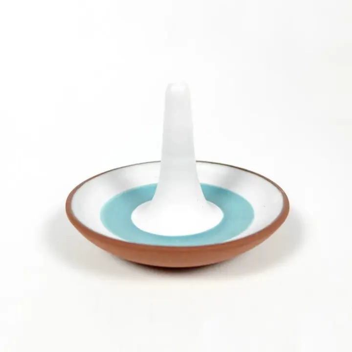 Ring Dish with Blue Stripe