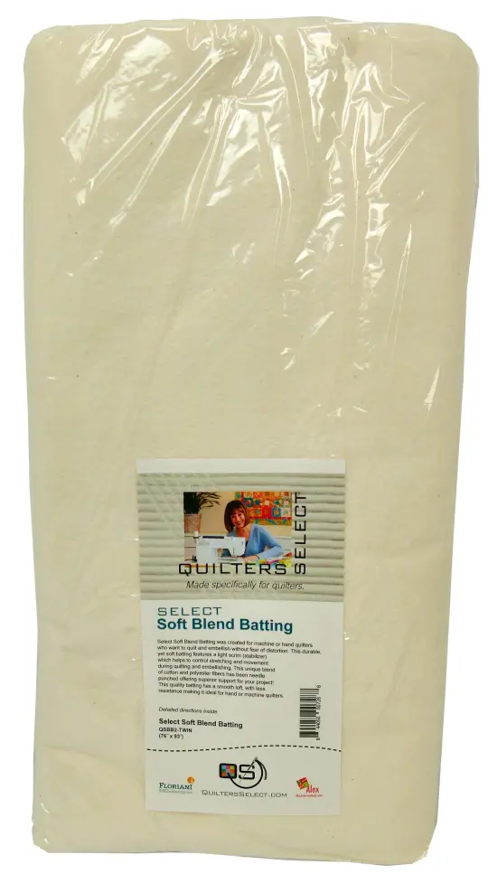Select Blend Batting Pre-Cut Twin 76in x 93in