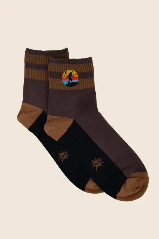 Sasquatch Quarter Socks