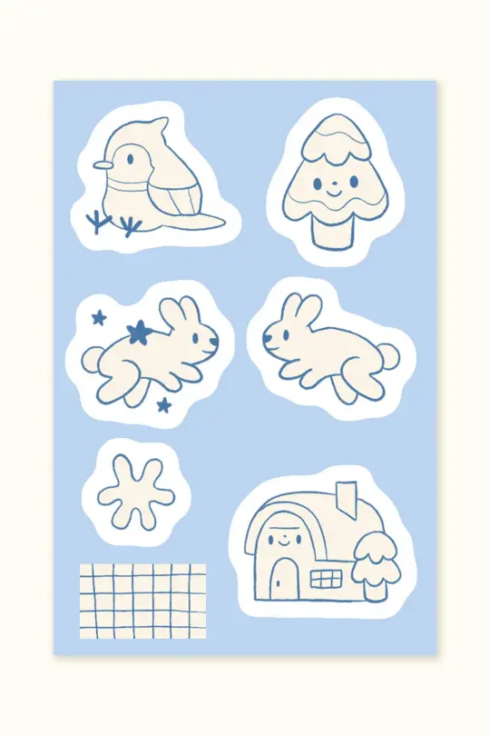 Winter Wonderland Mini Sticker Sheet