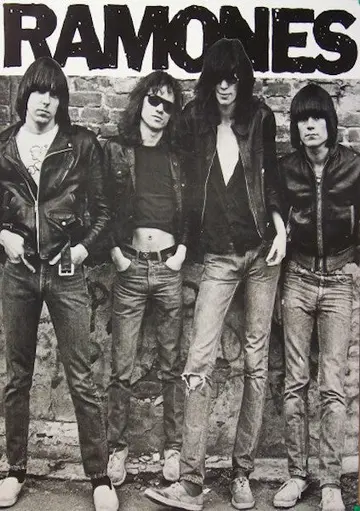 The Ramones Leather B/W Poster #32
