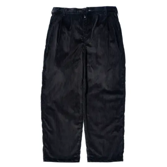 DOUBLE-PLEAT CORDUROY TROUSERS