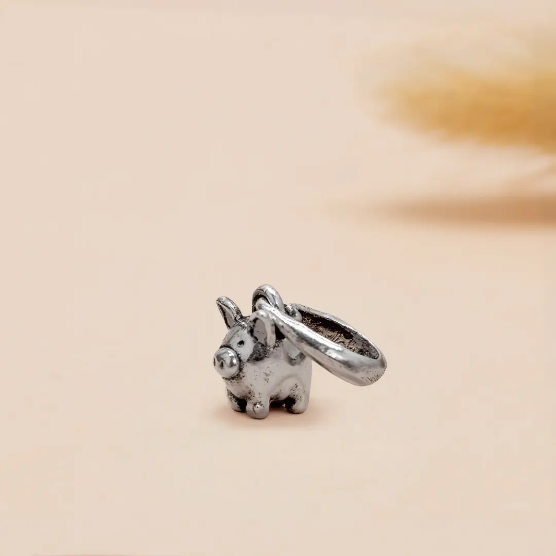Sterling Silver Cochinito Pendant