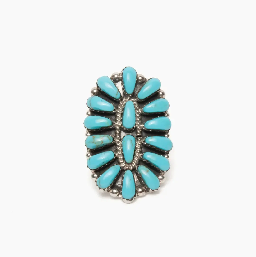 Juliana William Turquoise Navajo Ring