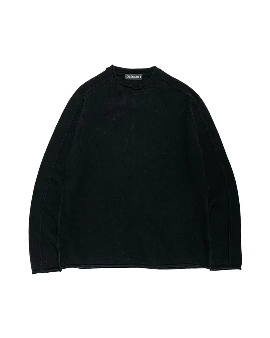 CASEY CASEY Inside Out Seam Jumper Woocash Black