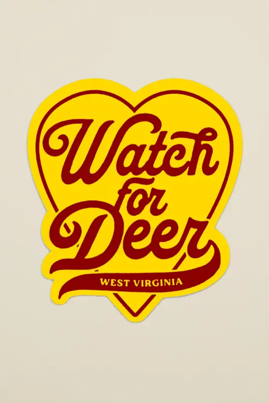 Watch for Deer Sticker
