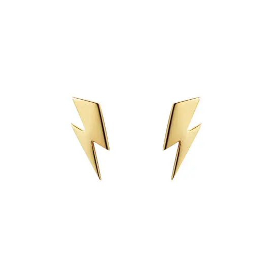 Bowie Flash Stud Earrings Gold/Silver