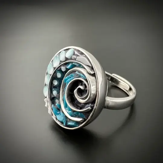 Wave Ring, size 8