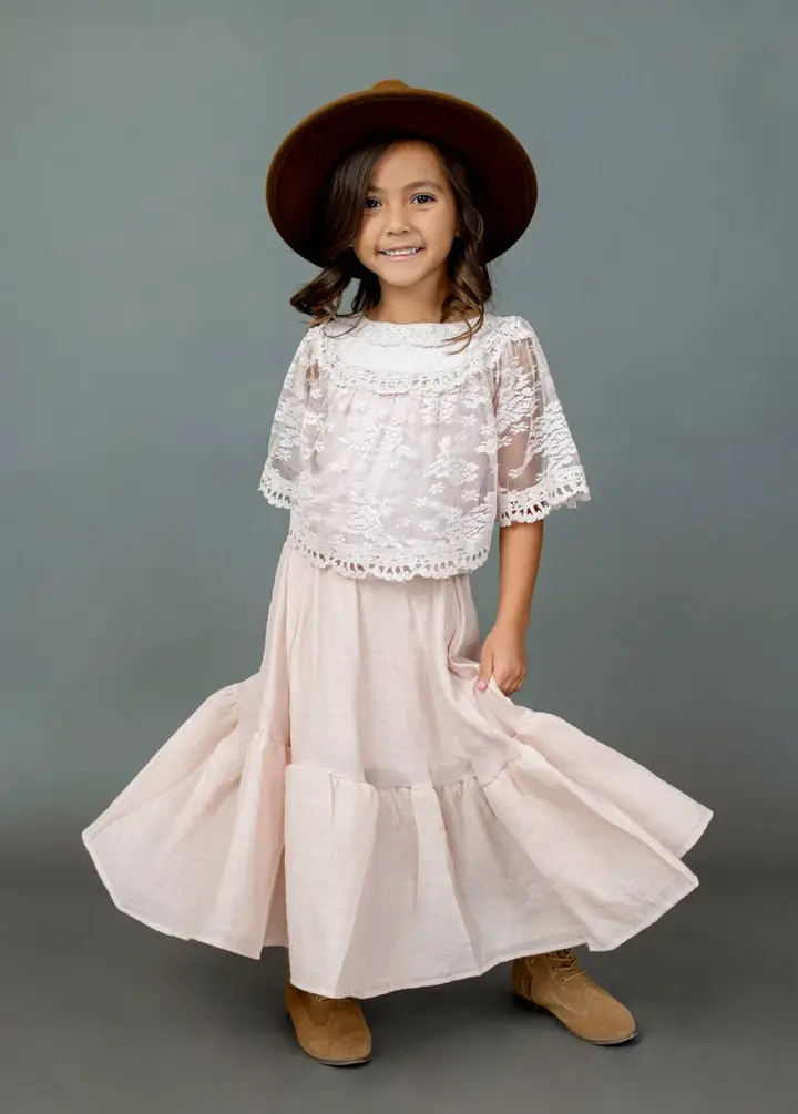 Annabel Skirt in Blush