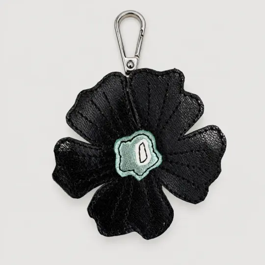 the leather poppy bag charm 60-of-70
