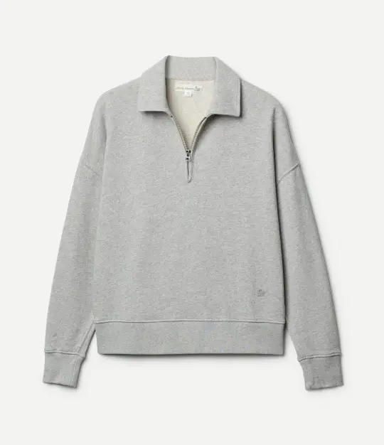 Cropped Retro Fleece Women's Half-Zip Sweatshirt