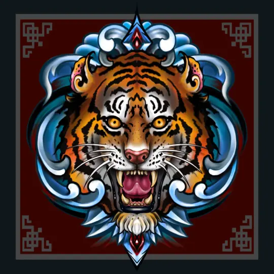 “Year of the Tiger” print