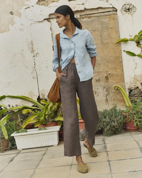KENA classic linen pants