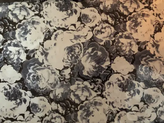 Dominic Flowers Gray Foil