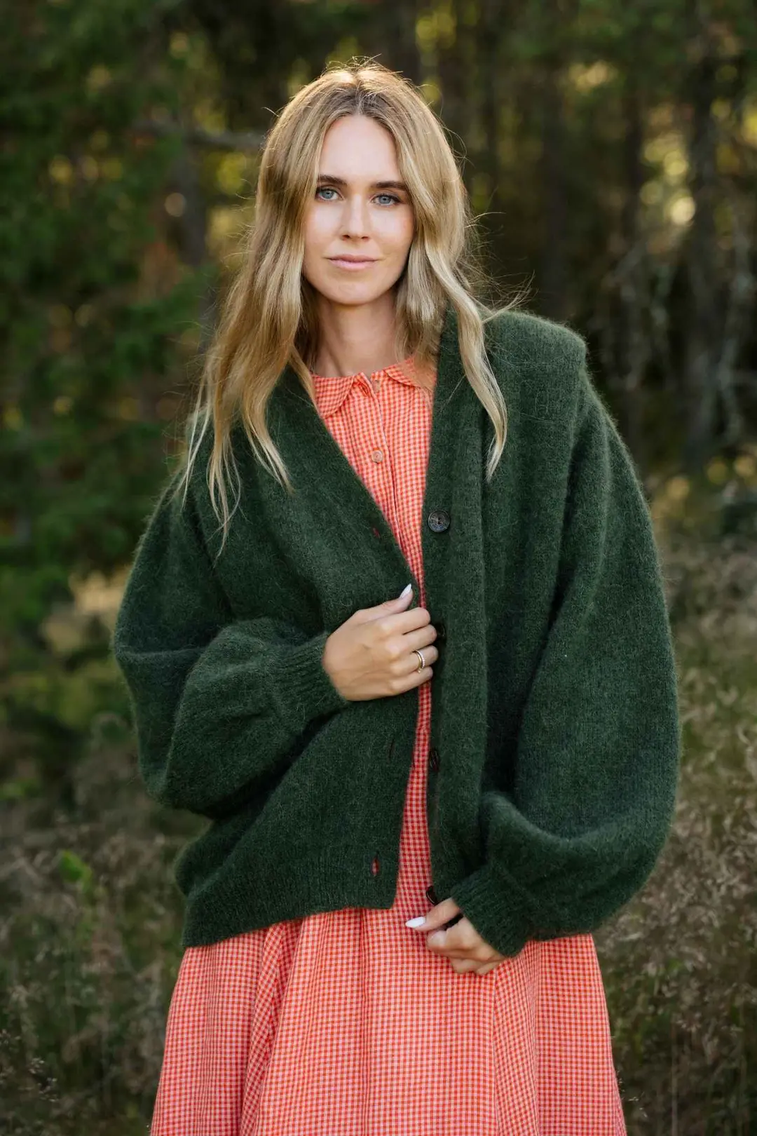 Nida – Oversized Alpaca Wool Blend Cardigan