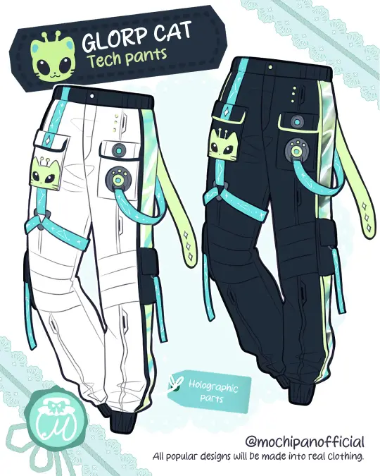 (Interest Check) Glorp Cat Tech Pants