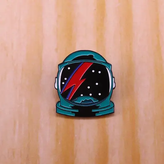 Bowie Inspired Spaceman Badge