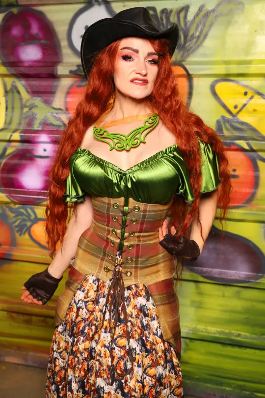Petite Siren Underbust w/pockets in Cider Mill Plaid - The Hoedown Throwdown Collection