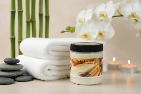 Vanilla Shade 4oz Whipped Body Butter by Kheimistrii