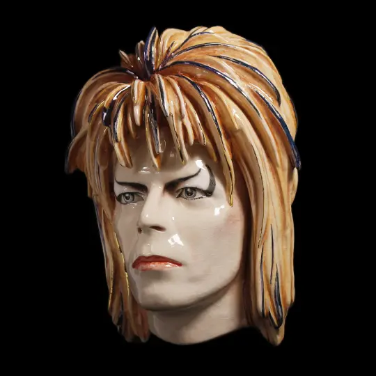 Labyrinth 'Jareth The Goblin King' Painted Ceramic Face Sculpture (Pre-Order)