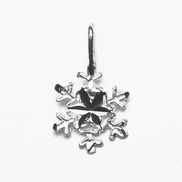 Sterling Silver Snowflake Pendant