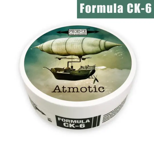 Atmotic Artisan Shave Soap - Ultra Premium Formula CK6 - Distinct, Superb, Profound