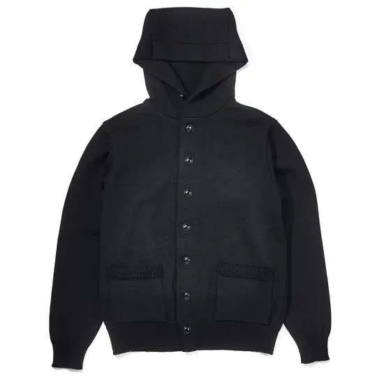 30s HOODED KNIT SWEATER