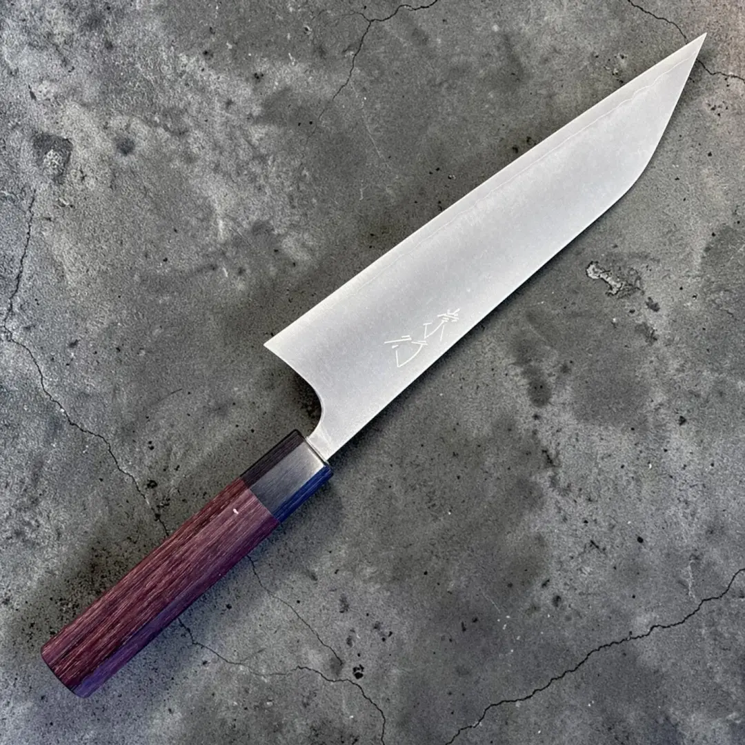 Shibata Koutetsu Chromax Gyuto 210mm with Rosewood Octagon Handle