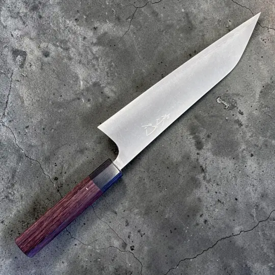 Shibata Koutetsu Chromax Gyuto 210mm with Rosewood Octagon Handle