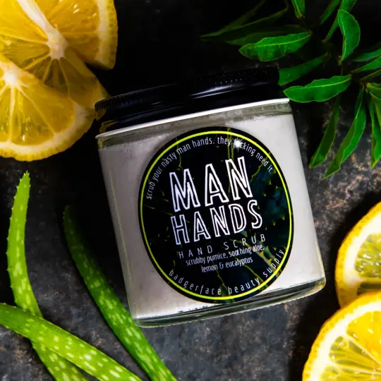 Man Hands Hand Scrub for Men.