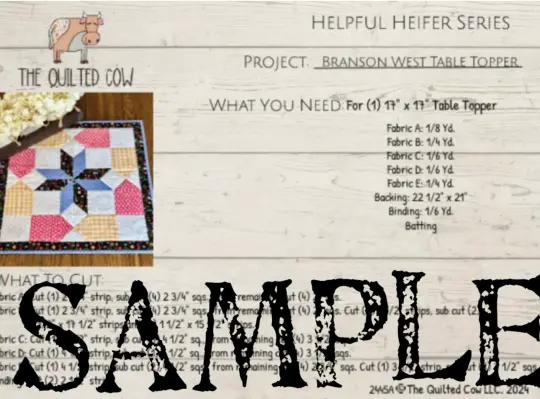 Helpful Heifer Branson West Topper