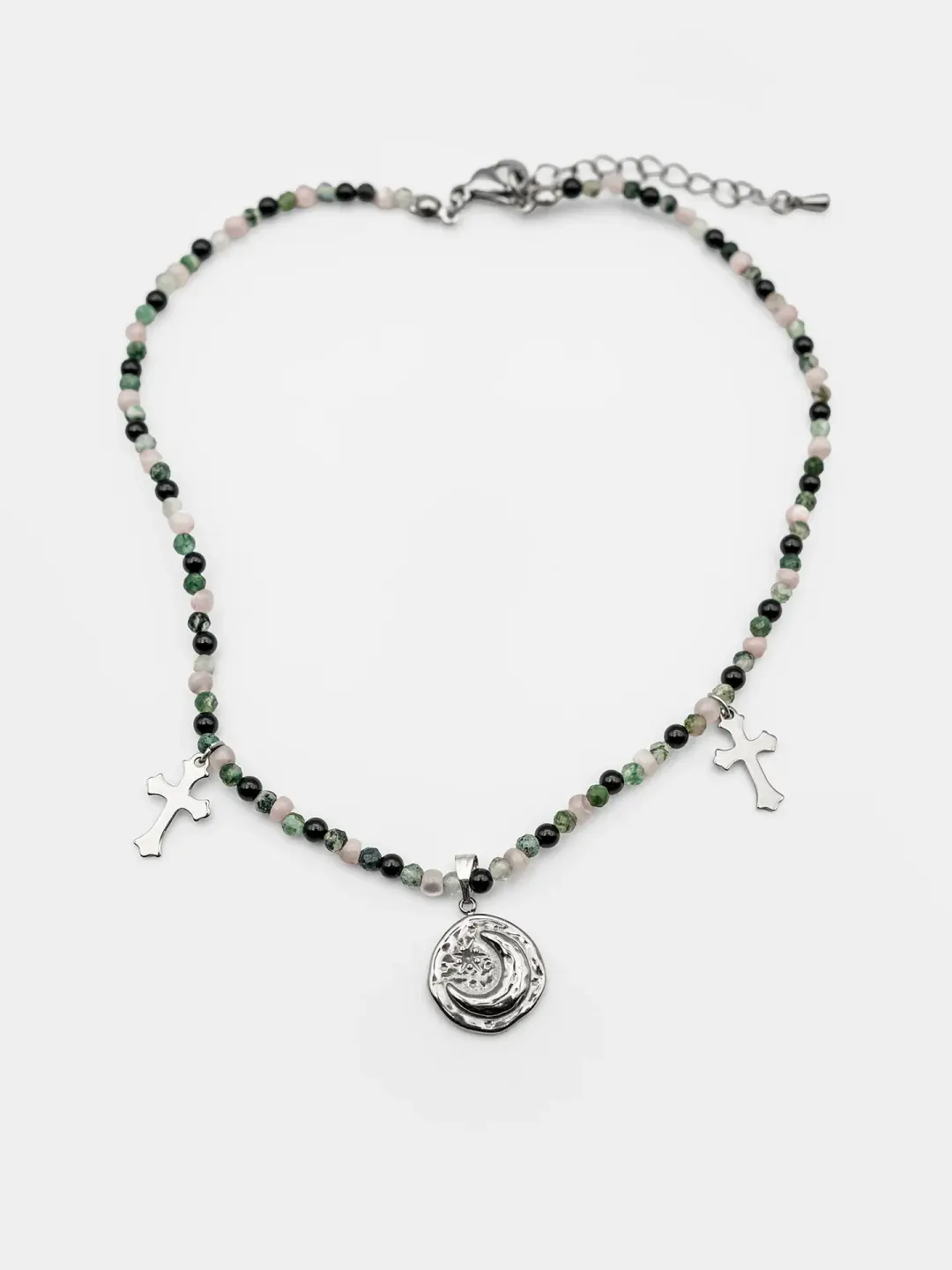 Choker z kamieni naturalnych Orchid