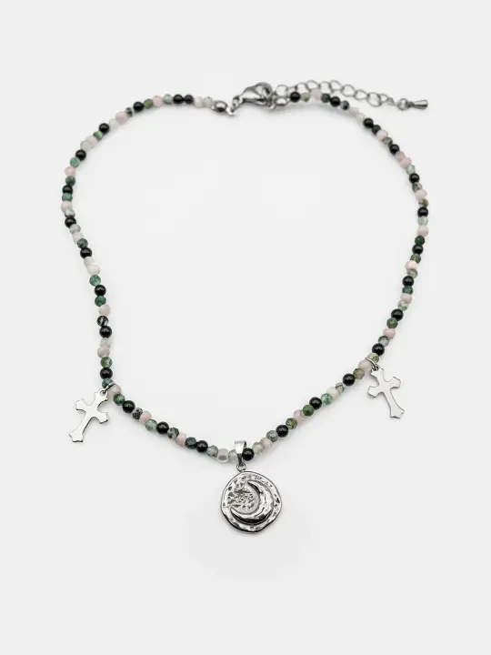 Choker z kamieni naturalnych Orchid