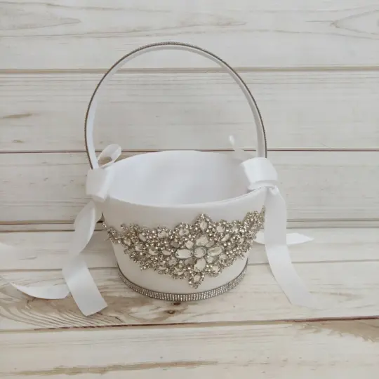 "Moriah" Flower Girl Basket
