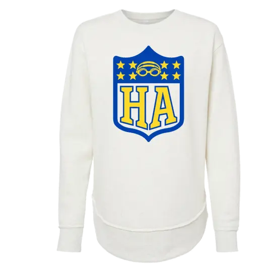 HBAQ 3525 Ladies Fleece Crewneck Sweatshirt