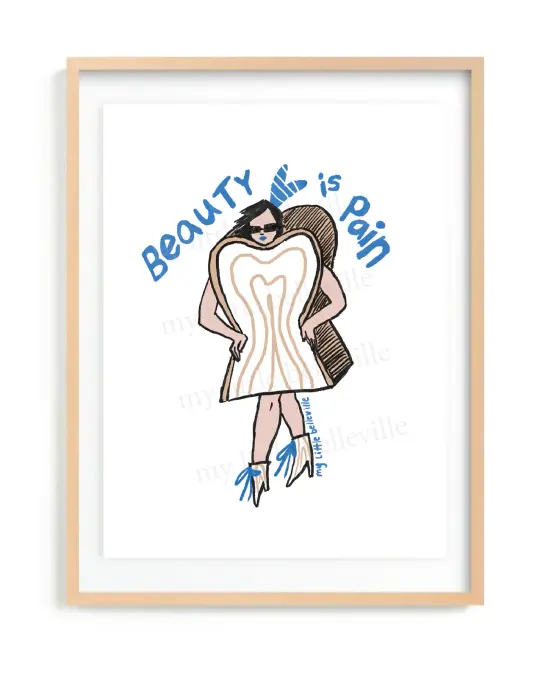 Beauty is Pain Print 8X10, 18 X24