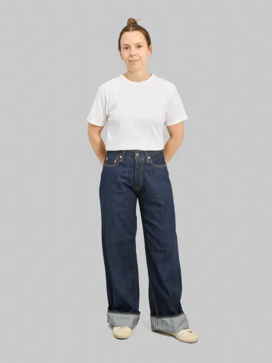 ONI Denim L722-12B "Ladies" 12oz Super Wide Straight Jeans