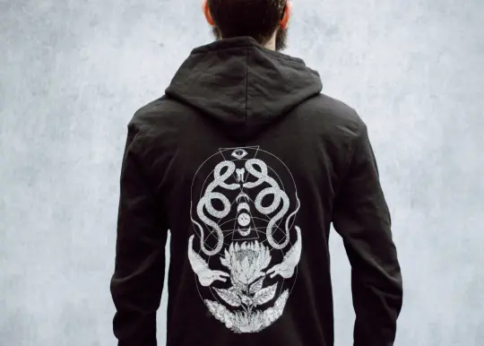 Snake and Bone Zip Up Hoodie