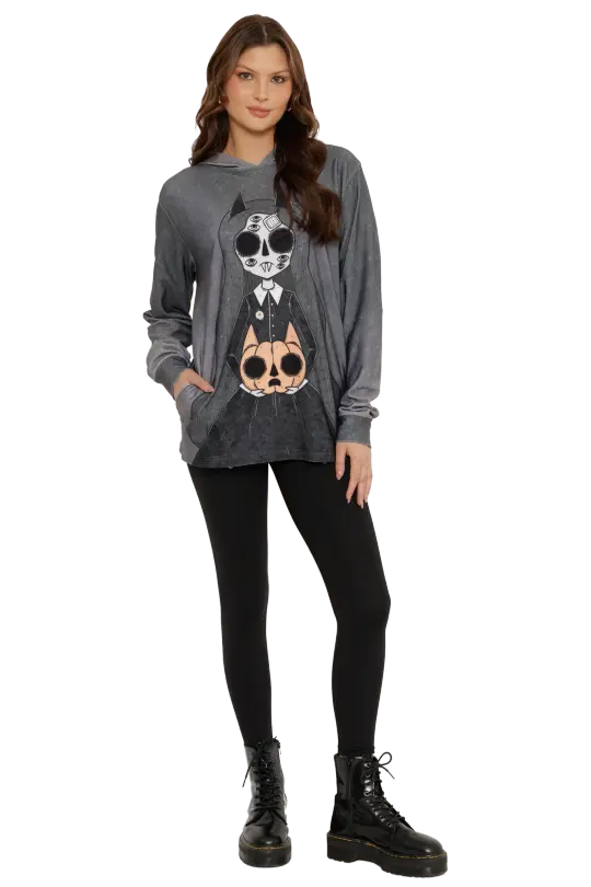 Demon Girl Hoodie Sweater