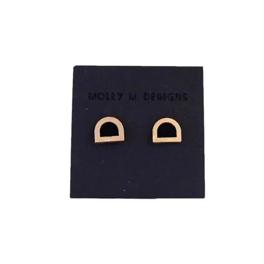 Tab Stud Earrings
