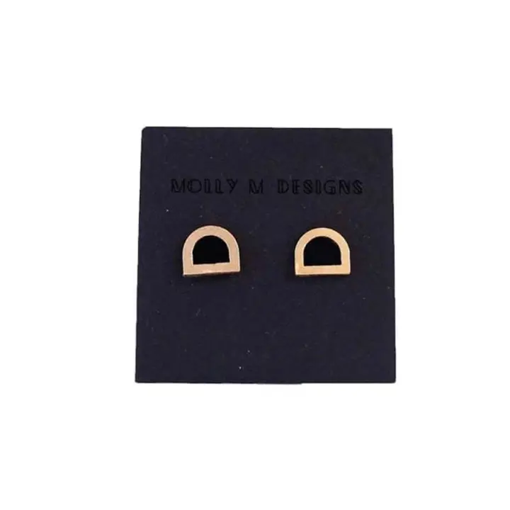 Tab Stud Earrings