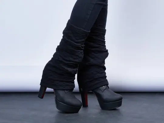 LG RO Black boot socks