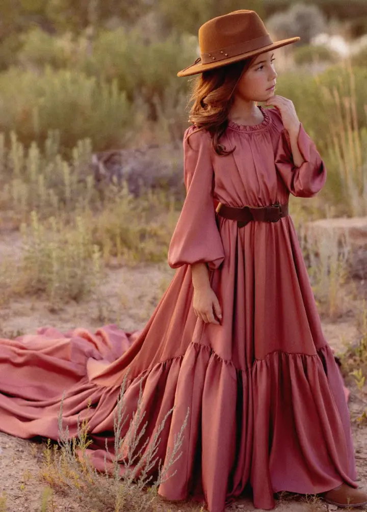 Leana Impact Dress in Cedarwood