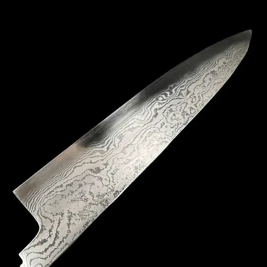 Hatsukokoro Komorebi Damascus Blue #1 210mm Gyuto No Handle