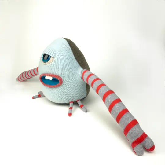 Dwight the long armed plush friendly monster