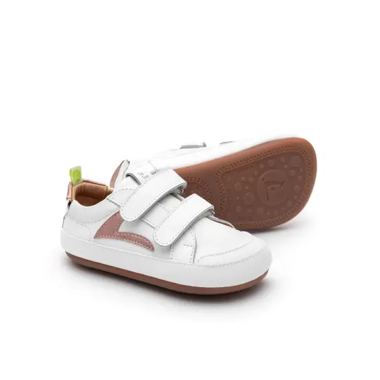 Hopper Sneakers - White / Rose Gold (Baby)